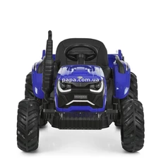 Детский электромобиль трактор M 6260 EBLR-4 (24V) с прицепом, пульт управления, синий фото 54