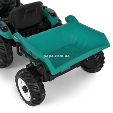 Детский электромобиль трактор M 6260 EBLR-5 (24V) с прицепом, пульт управления, зеленый фото 11