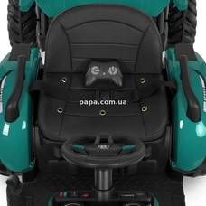 Детский электромобиль трактор M 6260 EBLR-5 (24V) с прицепом, пульт управления, зеленый фото 71