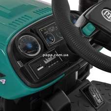 Детский электромобиль трактор M 6260 EBLR-5 (24V) с прицепом, пульт управления, зеленый фото 86