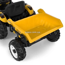 Детский электромобиль трактор M 6260 EBLR-6 (24V) с прицепом, пульт управления, желтый фото 11