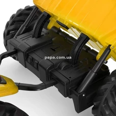 Детский электромобиль трактор M 6260 EBLR-6 (24V) с прицепом, пульт управления, желтый фото 53