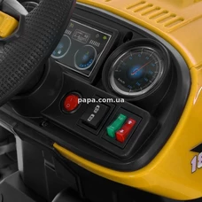 Детский электромобиль трактор M 6260 EBLR-6 (24V) с прицепом, пульт управления, желтый фото 92