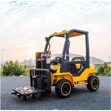 Детский электромобиль погрузчик M 6063 EBLR-6, желтый, с пультом управления фото 63