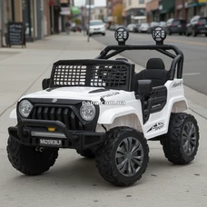 Двухместный детский электромобиль M 6259 EBLR-1 (24V) джип, белый, музыка, Bluetooth фото 21