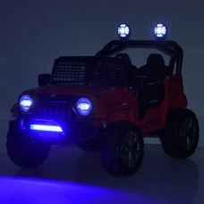Двухместный детский джип M 6259 EBLR-8 (24V) розовый, музыка, Bluetooth фото 92