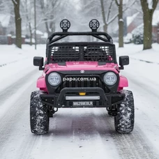 Двухместный детский джип M 6259 EBLR-10 (24V) темно-зеленый, музыка, Bluetooth фото 37