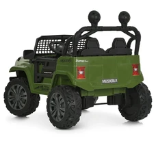 Двухместный детский джип M 6259 EBLR-10 (24V) темно-зеленый, музыка, Bluetooth фото 41