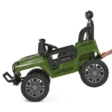 Двухместный детский джип M 6259 EBLR-10 (24V) темно-зеленый, музыка, Bluetooth фото 54