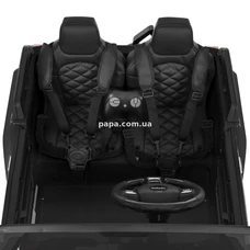 Двухместный детский джип M 6296 EBLR-8 (24V) розовый, четыре двигателя фото 31