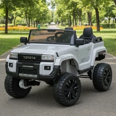 Двухместный детский джип M 6296 EBLR-11 (24V) серый, четыре двигателя