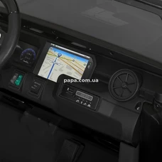 Двухместный детский джип M 6296 EBLR-11 (24V) серый, четыре двигателя фото 16