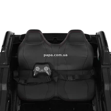 Двухместный детский электромобиль багги M 6291 EBLR-2 (24V), EVA колеса, черный фото 11