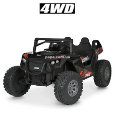 Двухместный детский электромобиль багги M 6291 EBLR-2 (24V), EVA колеса, черный фото 41