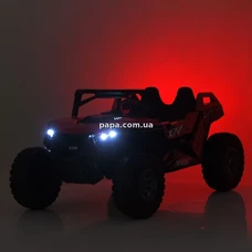 Двухместный детский электромобиль багги M 6291 EBLR-2 (24V), EVA колеса, черный фото 63