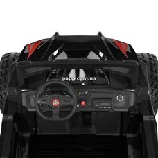 Двухместный детский электромобиль багги M 6291 EBLR-2 (24V), EVA колеса, черный фото 86