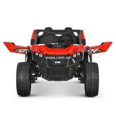 Двухместный детский электромобиль багги M 6291 EBLR-3 (24V), EVA колеса, красный фото 14