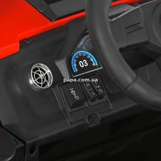 Двухместный детский электромобиль багги M 6291 EBLR-3 (24V), EVA колеса, красный фото 11