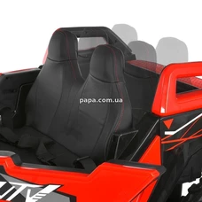 Двухместный детский электромобиль багги M 6291 EBLR-3 (24V), EVA колеса, красный фото 28