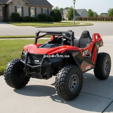 Двухместный детский электромобиль багги M 6291 EBLR-3 (24V), EVA колеса, красный фото 21