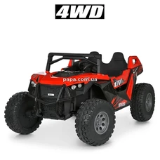 Двухместный детский электромобиль багги M 6291 EBLR-3 (24V), EVA колеса, красный фото 54