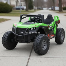 Двухместный детский электромобиль M 6291 EBLR-5 (24V) багги, EVA колеса, зеленый