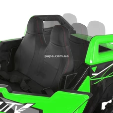 Двухместный детский электромобиль M 6291 EBLR-5 (24V) багги, EVA колеса, зеленый фото 53