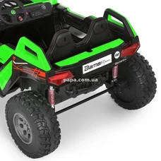 Двухместный детский электромобиль M 6291 EBLR-5 (24V) багги, EVA колеса, зеленый фото 22