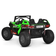 Двухместный детский электромобиль M 6291 EBLR-5 (24V) багги, EVA колеса, зеленый фото 37