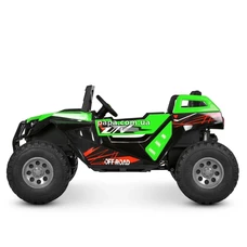 Двухместный детский электромобиль M 6291 EBLR-5 (24V) багги, EVA колеса, зеленый фото 54