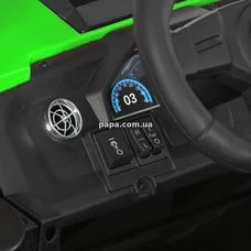 Двухместный детский электромобиль M 6291 EBLR-5 (24V) багги, EVA колеса, зеленый фото 92