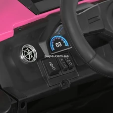 Двухместный детский электромобиль M 6291 EBLR-8 (24V) багги, EVA колеса, розовый фото 11