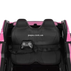 Двухместный детский электромобиль M 6291 EBLR-8 (24V) багги, EVA колеса, розовый фото 53