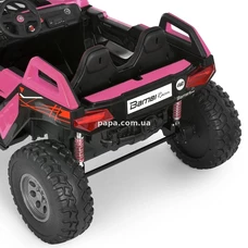 Двухместный детский электромобиль M 6291 EBLR-8 (24V) багги, EVA колеса, розовый фото 20