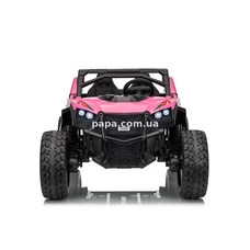 Двухместный детский электромобиль M 6291 EBLR-8 (24V) багги, EVA колеса, розовый фото 37