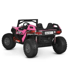 Двухместный детский электромобиль M 6291 EBLR-8 (24V) багги, EVA колеса, розовый фото 63