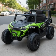 Детский электромобиль M 6258 EBLR-5 багги зеленый, светятся фары, музыка, Bluetooth