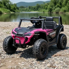 Детский электромобиль M 6258 EBLR-8 багги розовый, светятся фары, музыка, Bluetooth