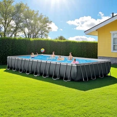 Intex 26378, каркасный бассейн, 975 х 488 х 132 см., хлоргенератор, песочный фильтр-насос фото 14