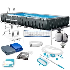 Intex 26378, каркасный бассейн, 975 х 488 х 132 см., хлоргенератор, песочный фильтр-насос фото 54