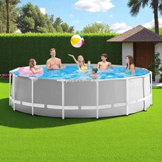 Intex 26726, каркасный бассейн, 457 х 122 см., фильтр-насос, лестница