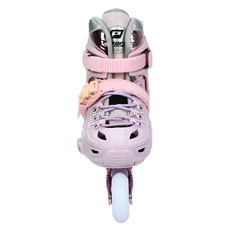 Детские ролики A 4155-L-P розовые, размер 39-42, раздвижные фото 21