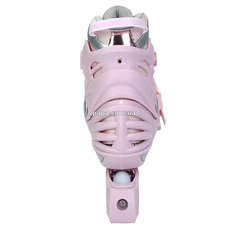 Детские ролики A 4155-L-P розовые, размер 39-42, раздвижные фото 37