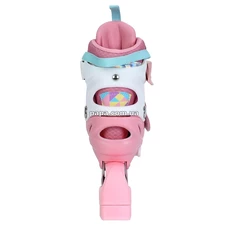 Детские ролики A 4156-XS-P раздвижные, размер 27-30, подсветка, розовые фото 41