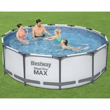 Каркасный бассейн Bestway 56260 размеры 366 х 100 см с фильтр-насосом фото 14