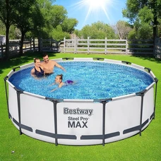 Каркасный бассейн Bestway 56420 размеры 366 х 122 см с фильтр-насосом