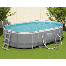 Каркасный бассейн Bestway 56448 размеры 488 х 305 х 107 см с фильтр-насосом фото 37