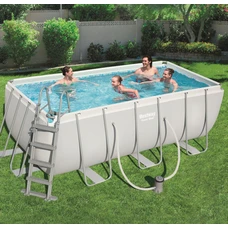 Каркасный бассейн Bestway 56456 размеры 412 х 201 х 122 см с фильтр-насосом