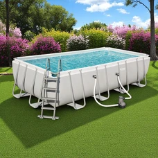 Каркасный бассейн Bestway 56465 размеры 549 х 274 х 122 см с фильтр-насосом фото 14