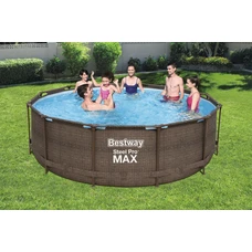 Каркасный бассейн Bestway 56709 размеры 366 х 100 см с фильтр-насосом фото 14